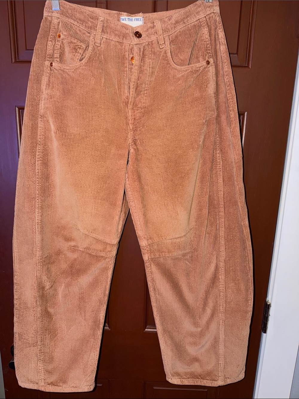 We The Free Relaxed Corduroy Jeans - Mauve